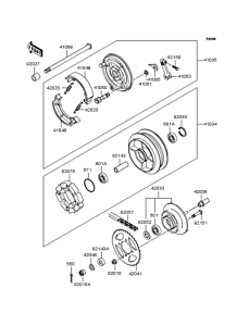 BJ250 Заднее колесо и цепь