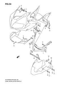 SV1000 Cowling installation parts