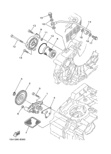 YBR250 Масляный насос