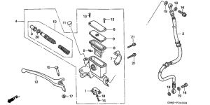 SFX50 Fr. brake master cylinder