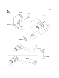 KX65 Механизм переключения передач