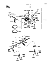 ZX1100 Главный тормозной цилиндр