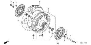 VTX1800C Transom + tube