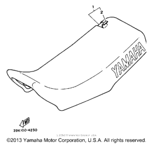 YZ80L Сиденье