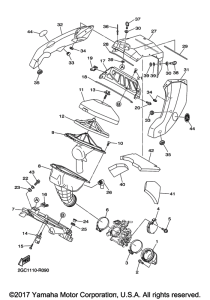 WR450F Впускная система