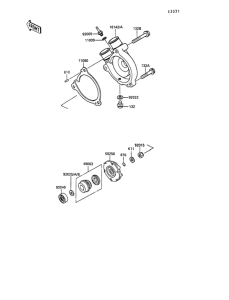 KL250 Водяной насос