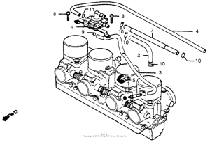 CB650SC Automatic fuel valve