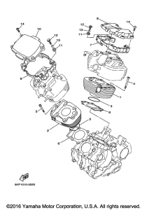 XVS650 Цилиндры