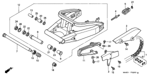 CBR900RR Маятник