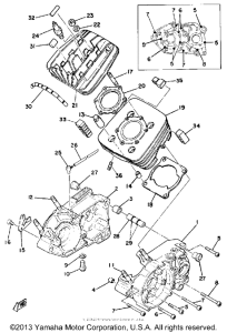 DT175F Блок цилиндров