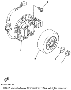 YZ125G1 Генератор
