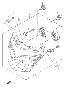 GSF650 (ABS) Фара