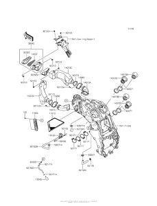 ZX1400 Воздушный фильтр