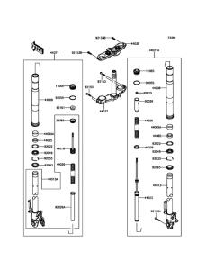 ZR800 Передняя вилка