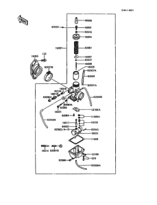 KMX200 Carburetor(1 / 2)