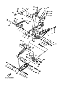 MT01 Задний рычаг и подвеска