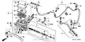 ST1300P (ABS) Цилиндр сцепления