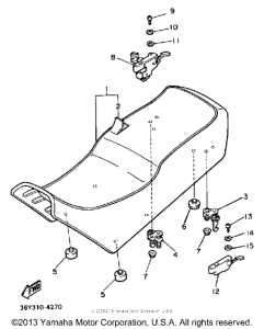 FJ1100N Сиденье