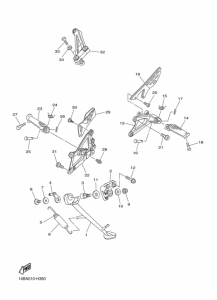 YZF-R1R ( RaceBase) Стэнд и упор для ног