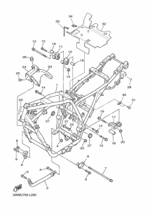 XJR1300 Frame comp