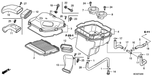 GL1800 (ABS) Воздухоочиститель