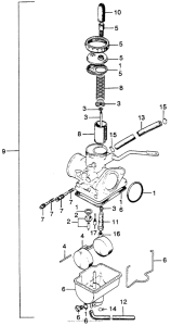 SL125 Карбюратор