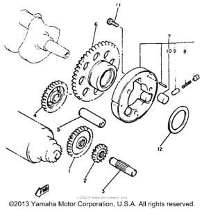 XVZ12KC2 Муфта стартера