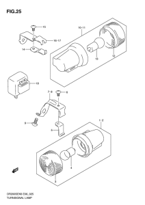 DR200 Поворотники