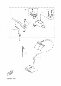 YQ50 Главный тормозной цилиндр