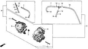 VT600C Карбюратор