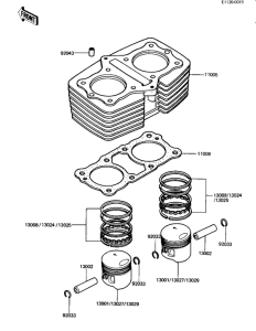 KZ440 Cylinder / pistons