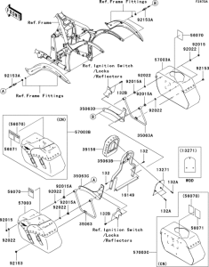 VN900 Saddlebags(daf)