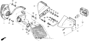  Задний фонарь
