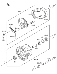 RM60 Передняя втулка