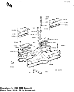  Крышка головки цилиндров