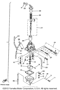 BW200S Карбюратор