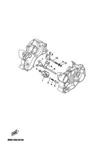 TZR50 Shift cam & fork