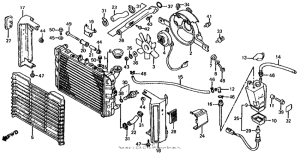 VF750S Радиатор