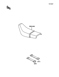 KMX125 Сиденье