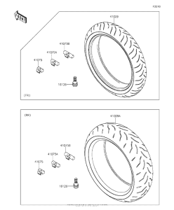 ZX1000 Покрышки