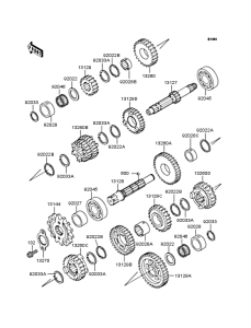 KLE250 Трансмиссия
