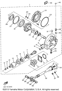 XVZ12TDK Ведущий вал