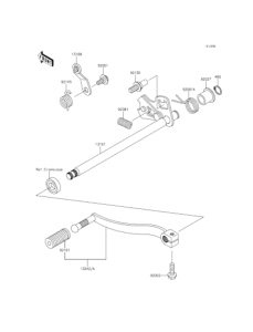 BJ250 Механизм переключения передач