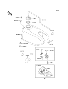 KX60 Топливный бак