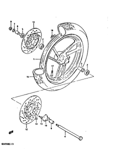 GSX550 Transom + tube