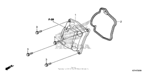 PCX150 Крышка головки цилиндров
