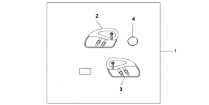 VT750DC Leather saddlebag