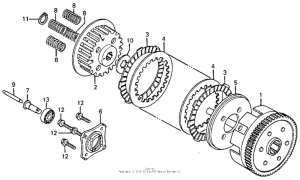 CM185 Сцепление
