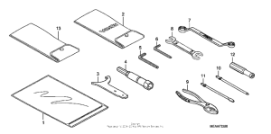 VTX1300T Инструмент