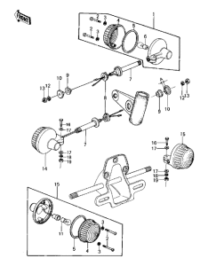 KZ440 Поворотники
